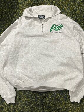 Roots Vintage Sporting Goods 1/4 Zip (M)